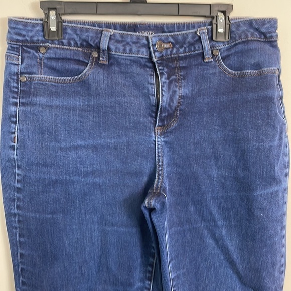 Talbots Dark wash curvy jeans petite size 12P - Picture 2 of 7